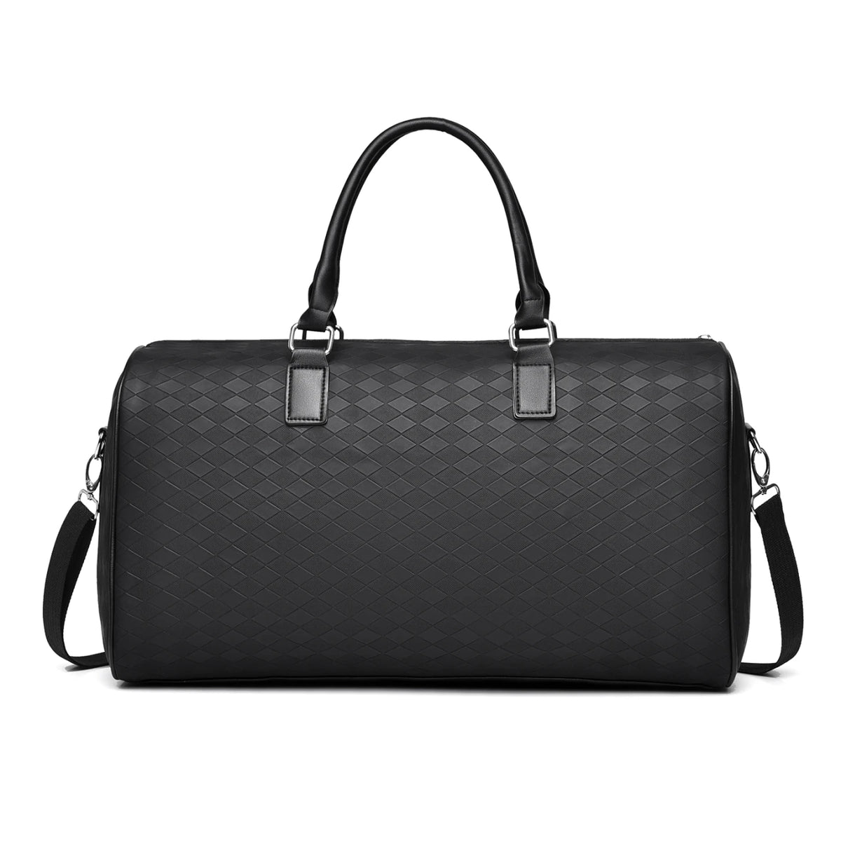 TRANSIT — Sac de Voyage Femme Toile Noire Pratique Multi-Poches