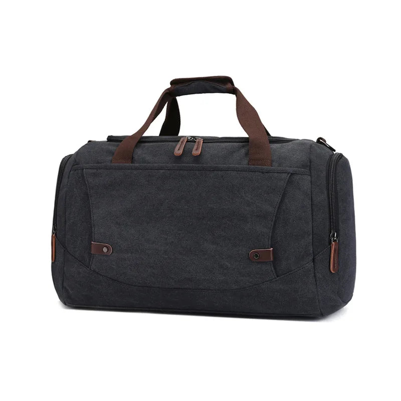 HÉRITAGE — Sac de Voyage Femme Cuir PU Marron Signature Vestige Paris