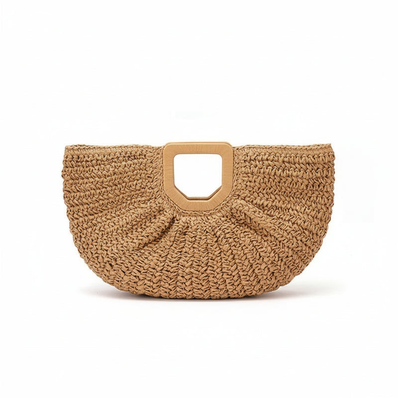 CANNE — Strandtasche für Damen · Natürlich geflochten · Glamour Côte d'Azur