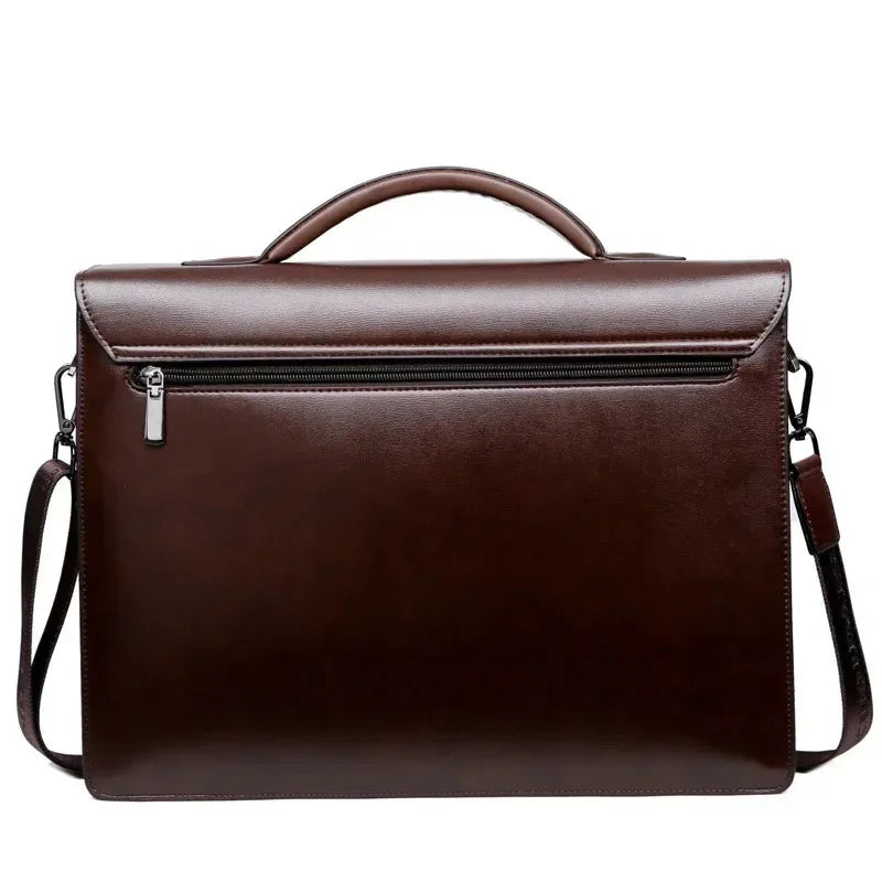 PROTECH — Sac Ordinateur Homme · Style Cuir 14 Pouces · Efficacité Quotidienne