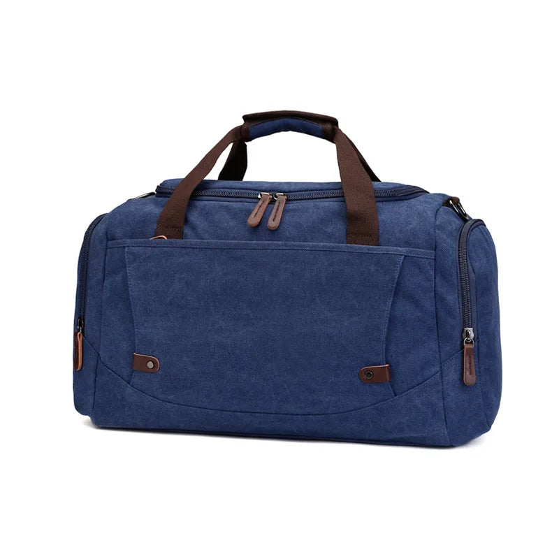 HÉRITAGE — Sac de Voyage Femme Cuir PU Marron Signature Vestige Paris
