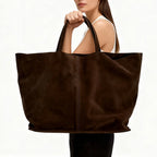 RIVOLI — Sac Cabas Femme Grande Capacité Effet Cuir Givré