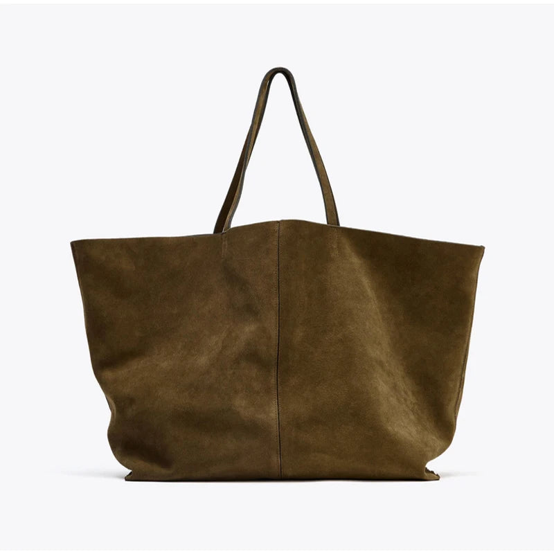 RIVOLI — Sac Cabas Femme Grande Capacité Effet Cuir Givré