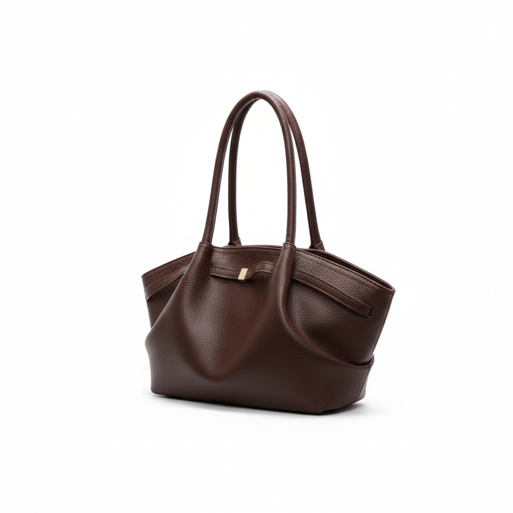 SULLY — Sac Cabas Femme Cuir PU Effet Litchi Grand Format