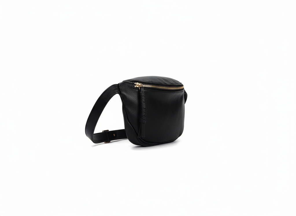 ESSENCE — Sac Banane Femme Cuir PU Noir Essentiel