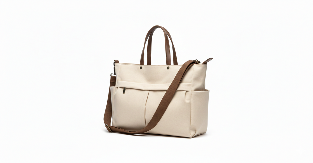 PASSY — Sac à Bandoulière Femme Cuir PU Beige Elégant