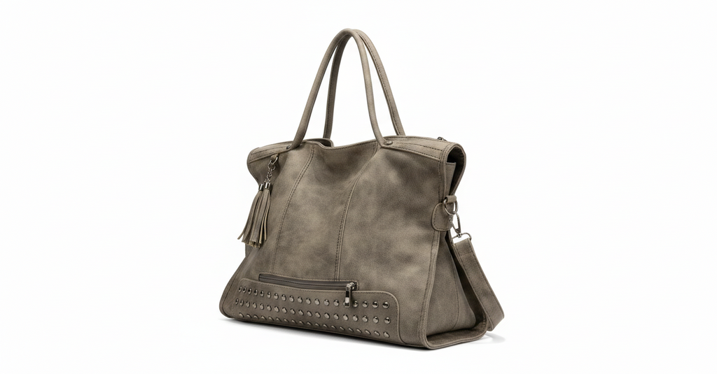 OPERA — Sac à Bandoulière Femme Cuir PU Noir Grand Format