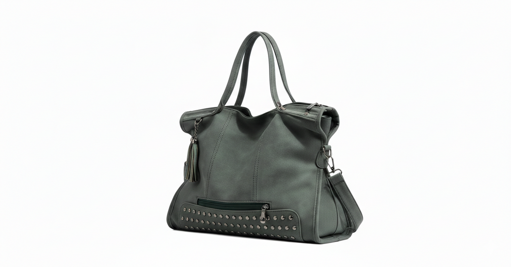 OPERA — Sac à Bandoulière Femme Cuir PU Noir Grand Format