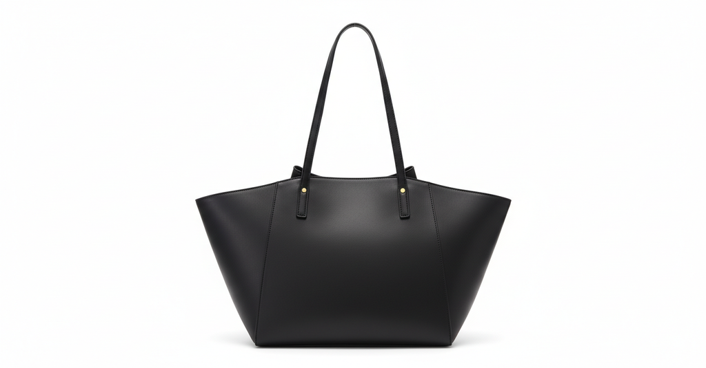 BELLOY — Sac Cabas Femme Structuré Noir Trapèze