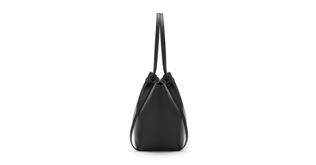 BELLOY — Sac Cabas Femme Structuré Noir Trapèze