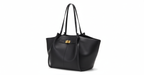 BELLOY — Sac Cabas Femme Structuré Noir Trapèze