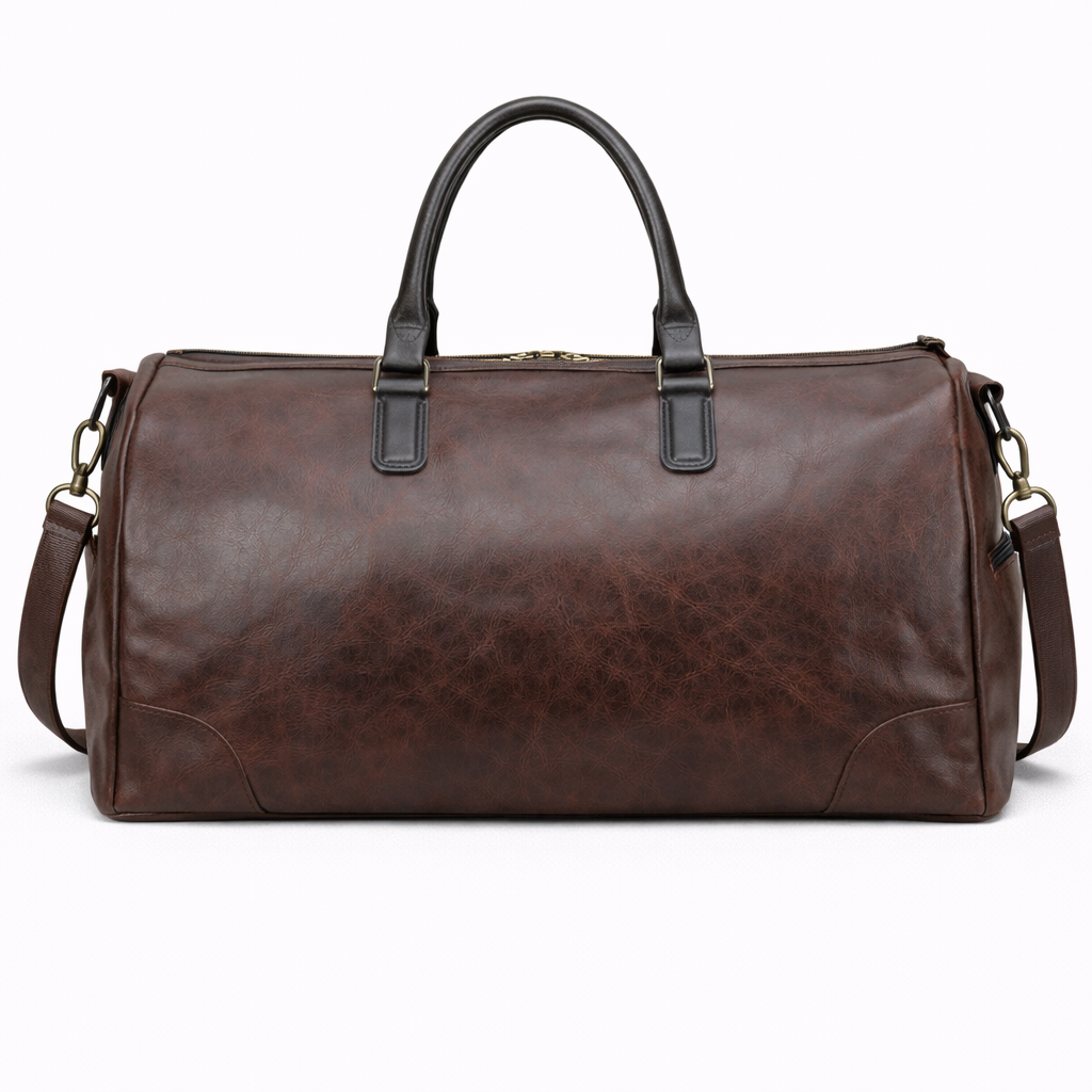 DUNE — Sac de Voyage Femme Toile Robuste Marron Grande Capacité