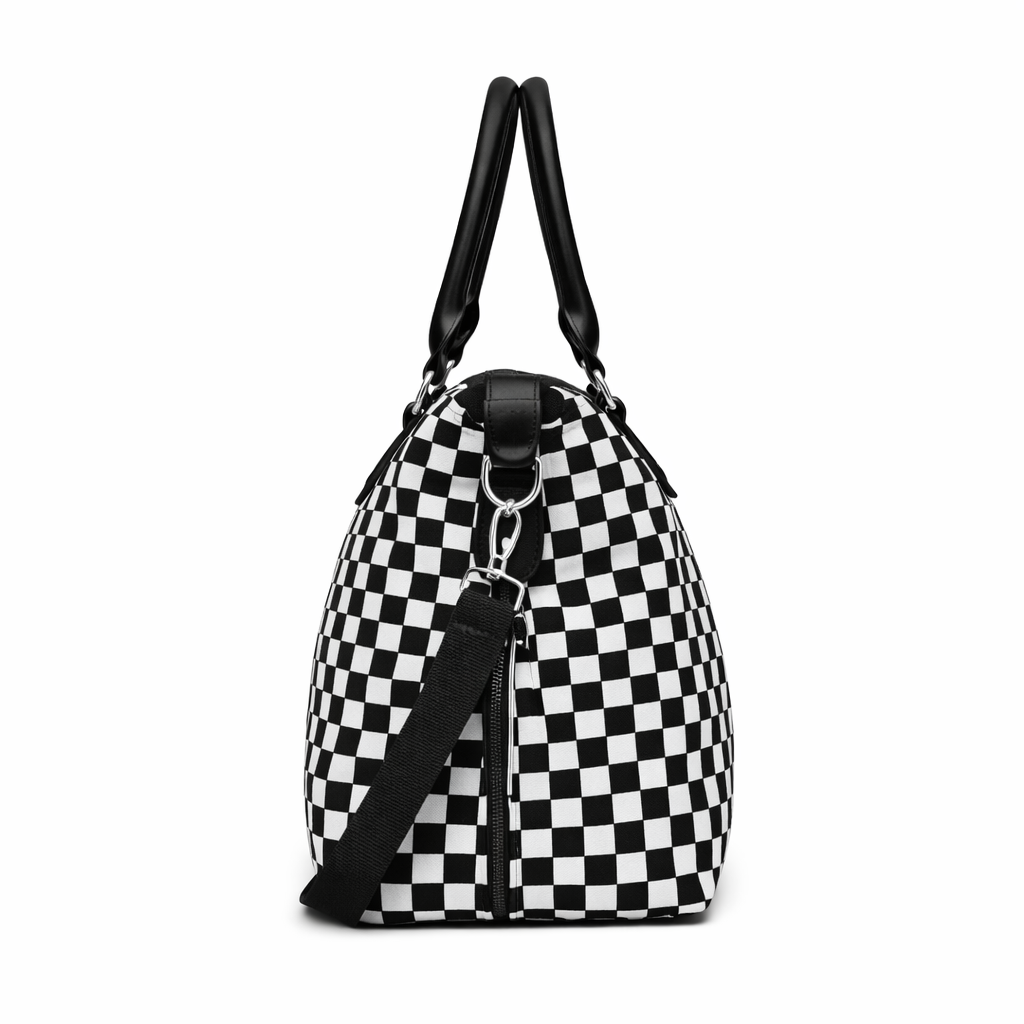 ORIGINE — Sac de Voyage Femme Cuir PU Noir Intemporel