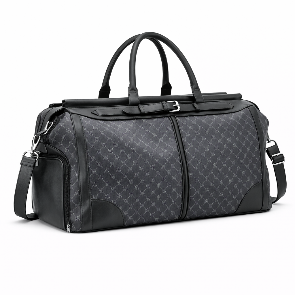 AZUR — Sac de Voyage Femme Cuir PU Marron Premium Haut de Gamme
