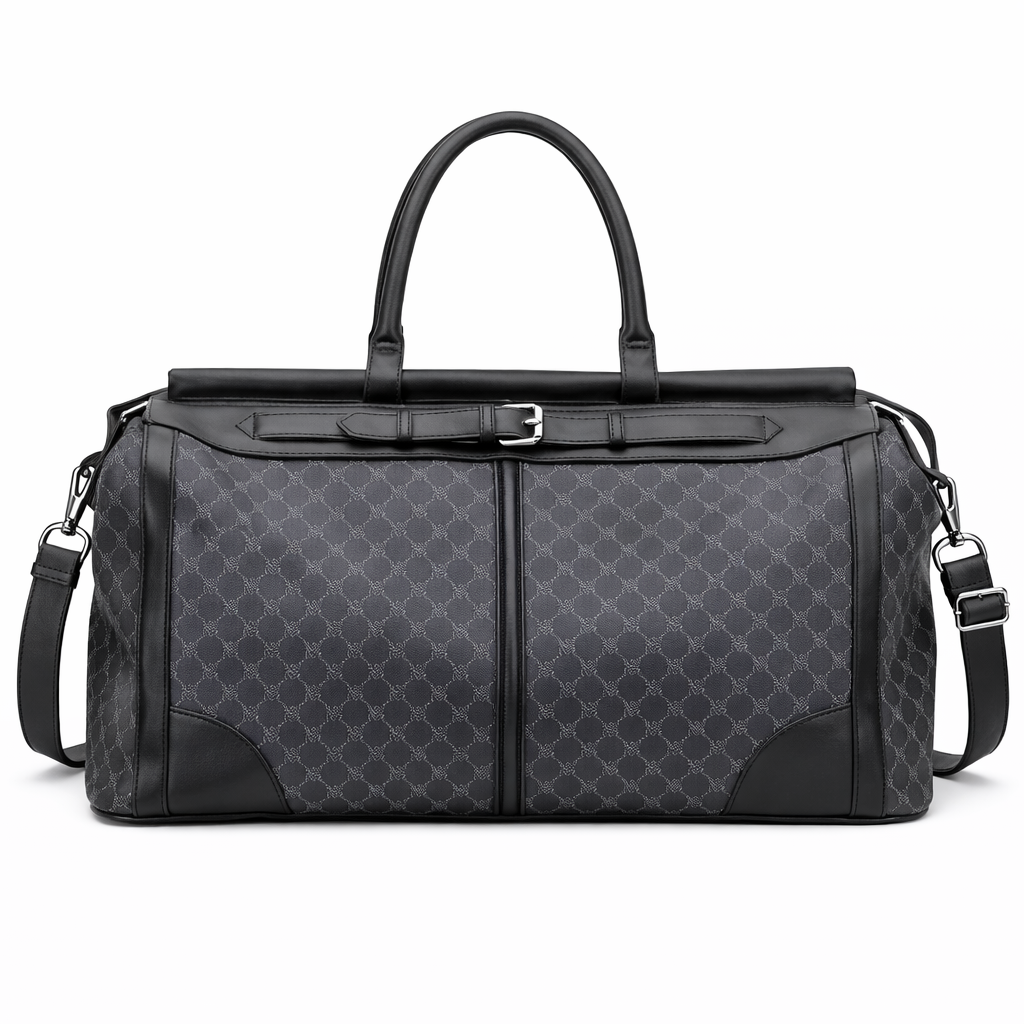 AZUR — Sac de Voyage Femme Cuir PU Marron Premium Haut de Gamme