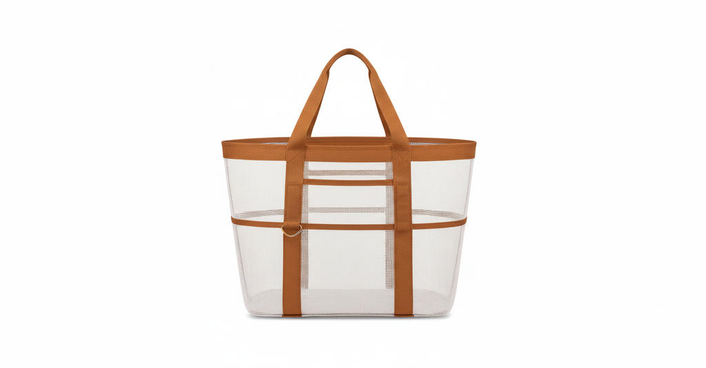 ILE DE RE — Sac de Plage Femme Blanc Bohème Insulaire