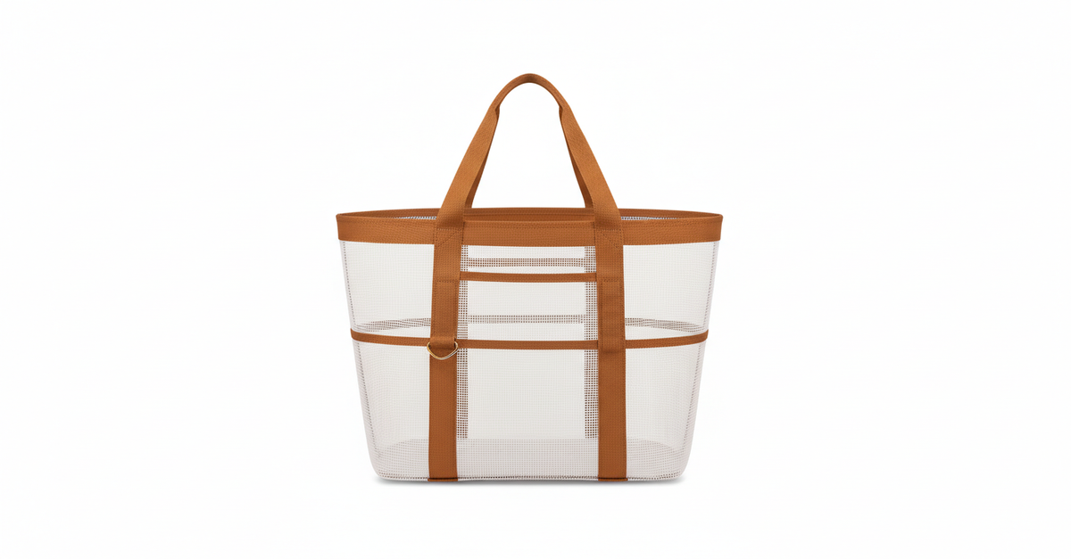 ILE DE RE — Sac de Plage Femme Blanc Bohème Insulaire