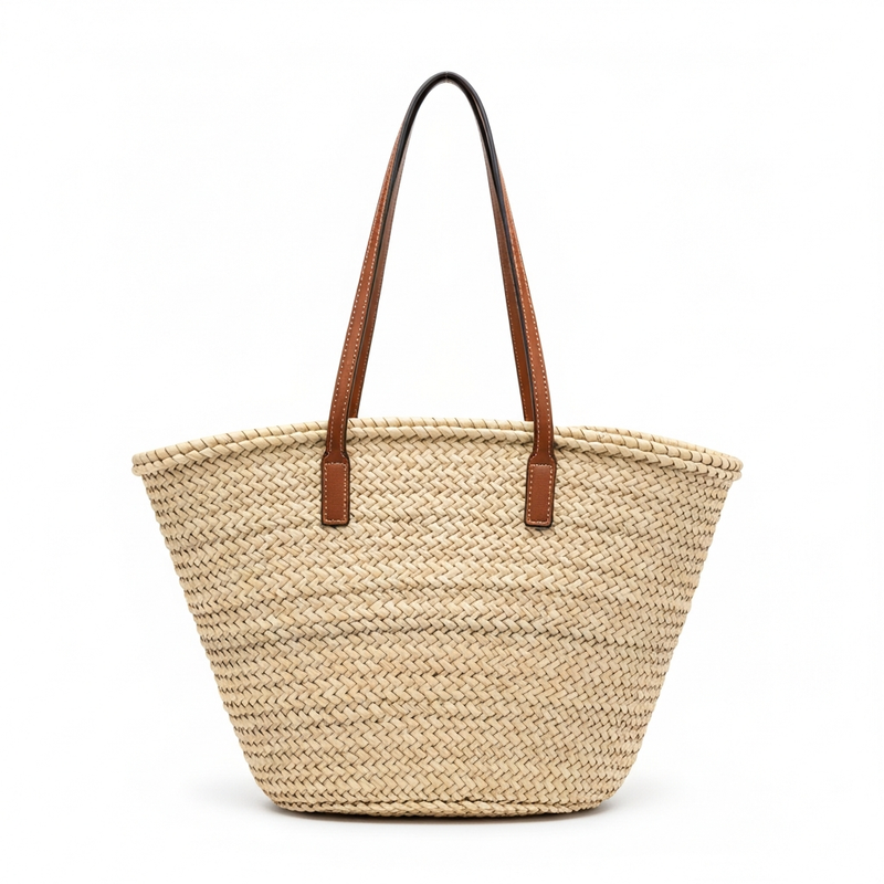 ST TROPEZ — Strandtasche für Damen · Geflochtenes Stroh · Riviera Bohème